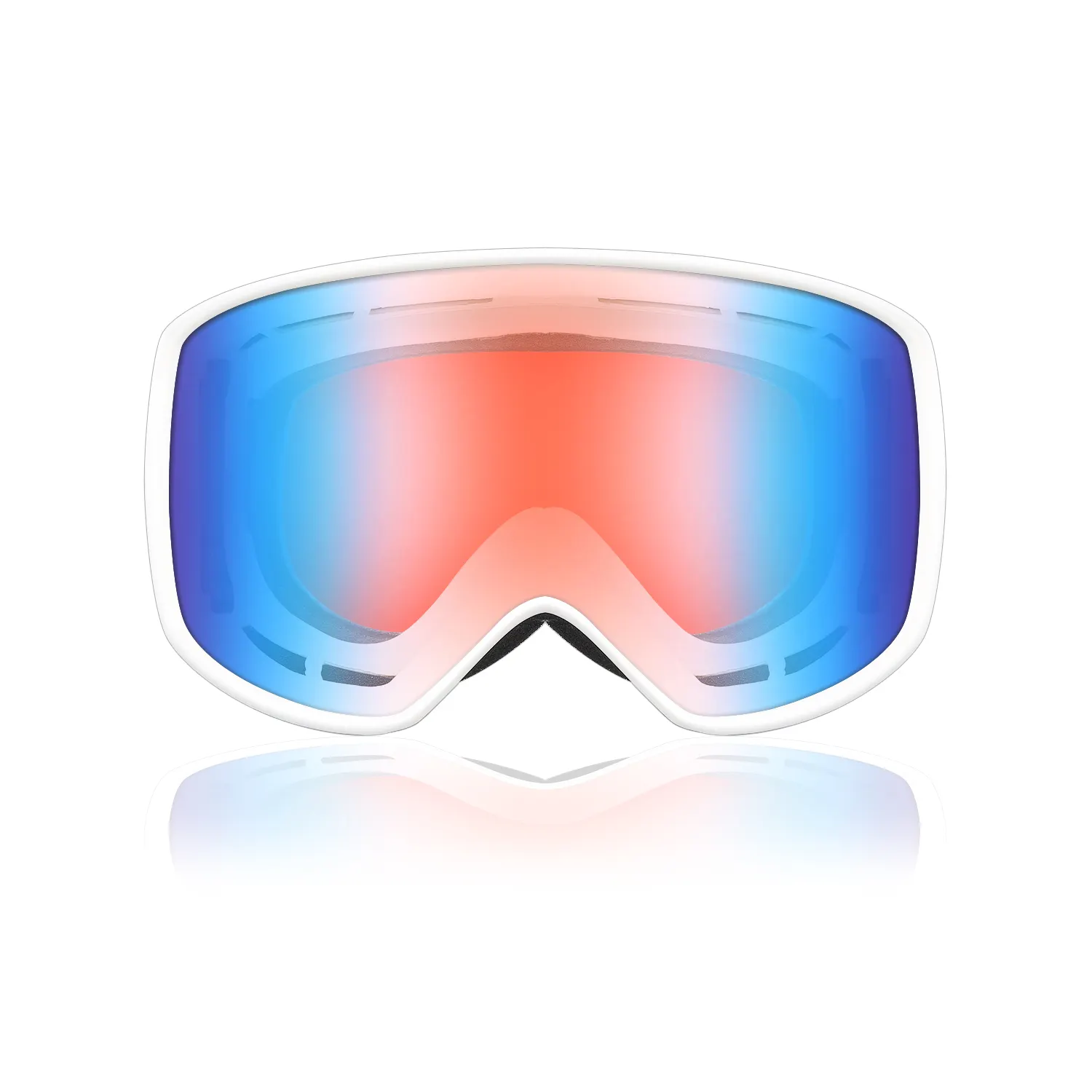 Kaiyue Unisex Outdoor Sports Goggles UV400 Anti-Fog Snow Goggles Removable Lens Snowboard Glasses Windproof Ski Goggles